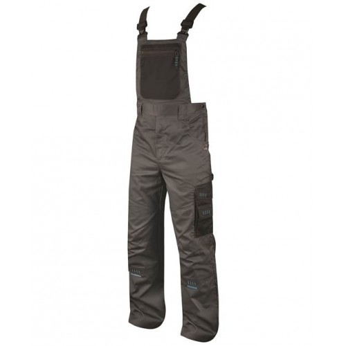 Nohavice s náprsenkou ARDON 4TECH 03, sivo-čierna